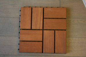 wood moduar decking